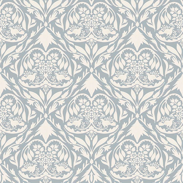 westerham Cotton Curtain & Blind Fabric Artic
