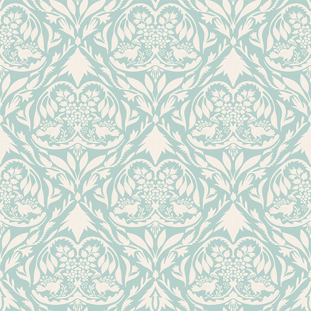 westerham Cotton Curtain & Blind Fabric Duck Egg