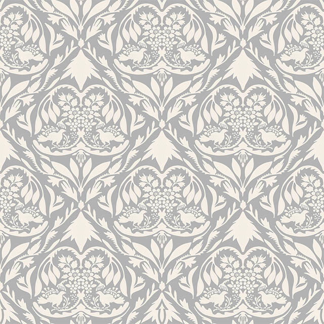 westerham Cotton Curtain & Blind Fabric Grey