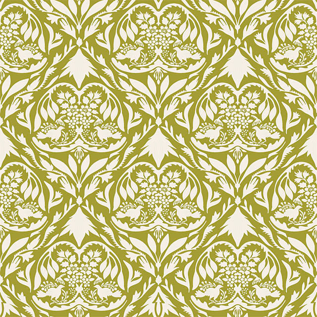 westerham Cotton Curtain & Blind Fabric Olive