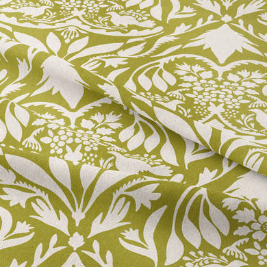 westerham Cotton Curtain & Blind Fabric Olive