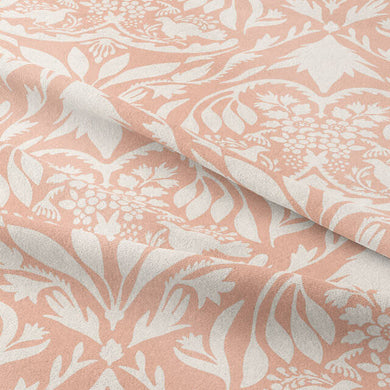 westerham Cotton Curtain & Blind Fabric Rose