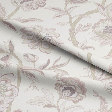  Elegant and luxurious Yakira Linen Curtain Fabric in soft rose color