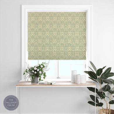 Bees Bufftail Green - Green Bees upholstery fabric uk