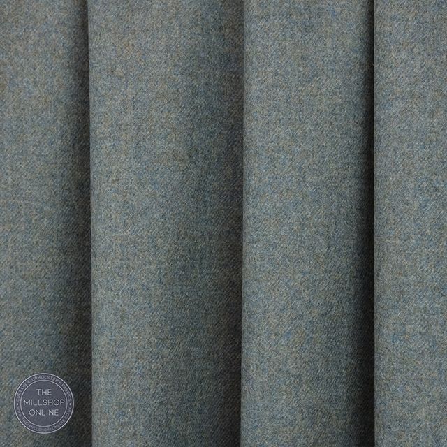 Prestwick Pure Wool Curtain Fabric - Skye
