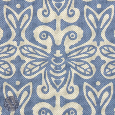 Bees Queen Blue - Blue Bees fabric for roman blinds