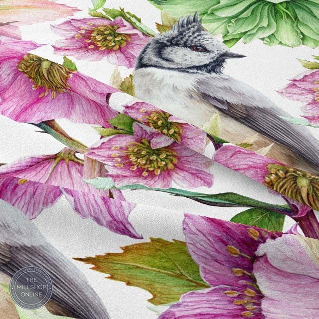 Hellebores stocking fabric uk