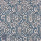 Jaipur Teal - Teal floral teardrop roman blind fabric for sale