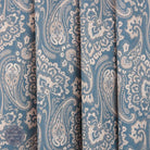 Jaipur Teal - Teal Eastern themed curtain fabric for sale