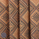 Kilim Chestnut - Brown Kilim Diamond design roman blind fabric for sale