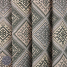 Kilim Grey - Grey Persian Print curtain fabric for sale 