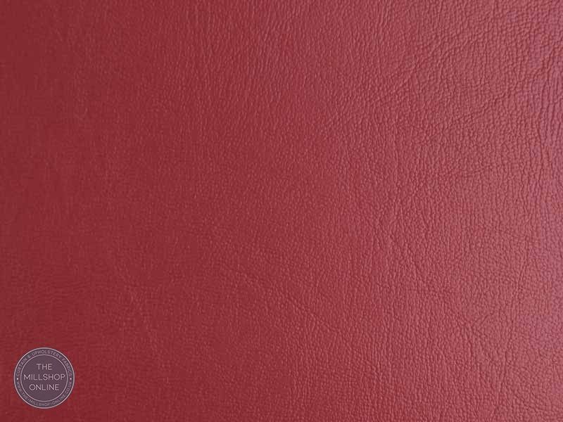 Fire Resistant Leatherette Wine  - Wine Red leatherette for upholstery