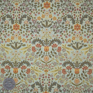 Stately Tapestry Duck Egg Upholstery Fabric