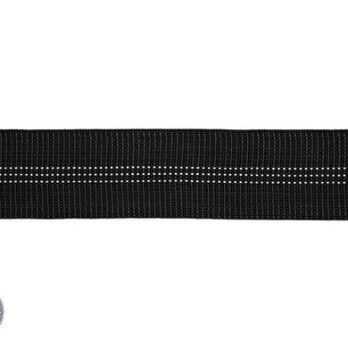 Elastic Webbing Black - Black upholstery webbing for sale 