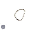 25mm Nickel D Ring
