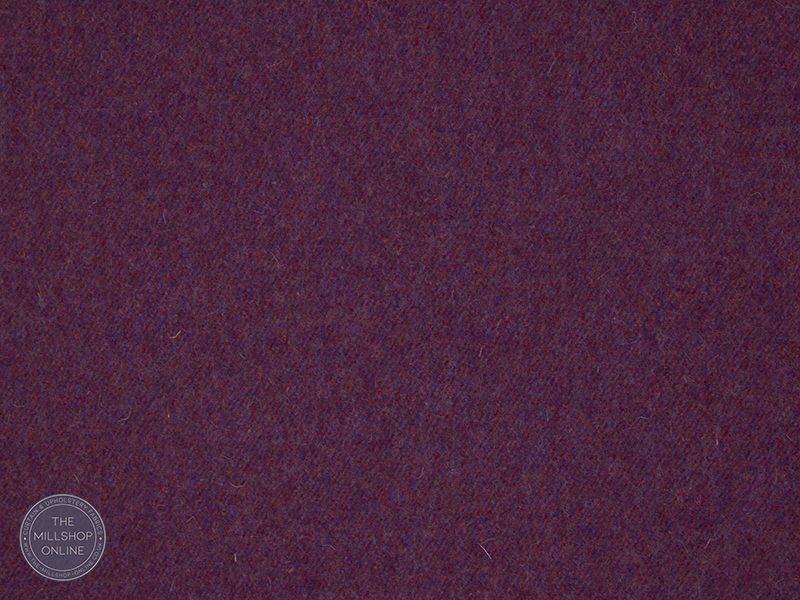Prestwick Pure Wool Curtain Fabric - Cassis