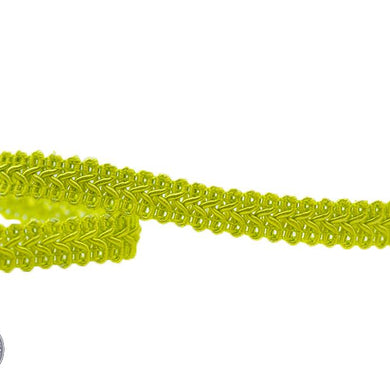 Scroll Gimp Braid 12mm Lime