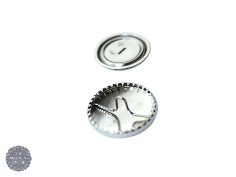 29mm Self Covered Button Shells for Sewing and Crafts - The Millshop Online
