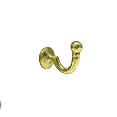 Tieback hook Brass - Brass colour hooks for curtain tiebacks