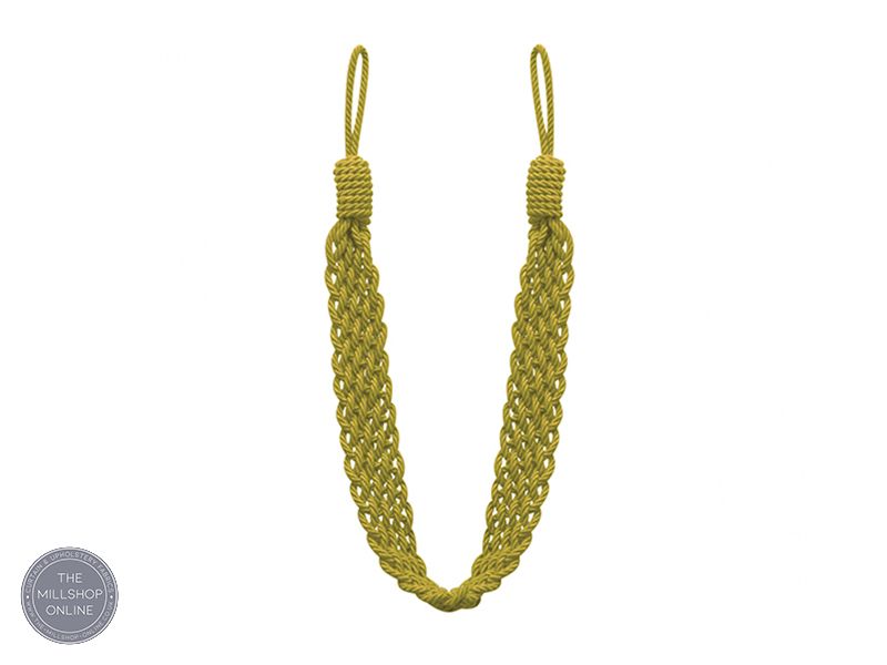 Woven Rope Tieback Kiwi - Kiwi 100% polyester sewing rope