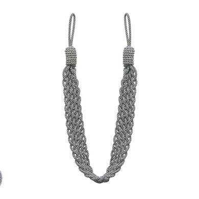 Woven Rope Tieback Silver* - Silver* 100% polyester sewing rope