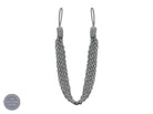 Woven Rope Tieback Silver* - Silver* 100% polyester sewing rope