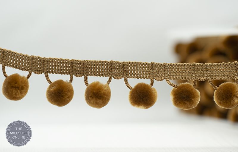 Pom Pom Trim - Gold