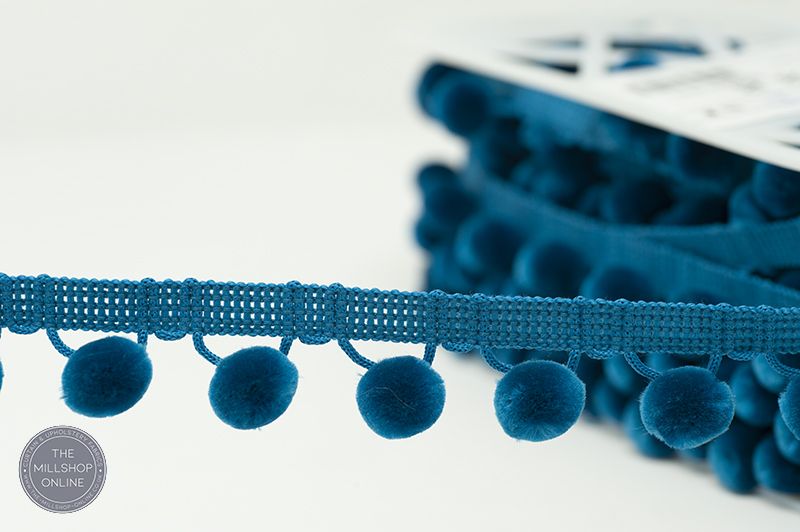 Pom Pom Trim - Turquoise
