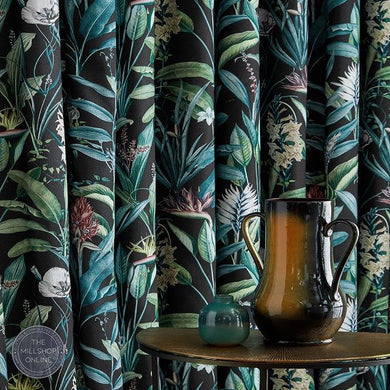 Rainforest Vibrant Orange Roman Blind Fabrc