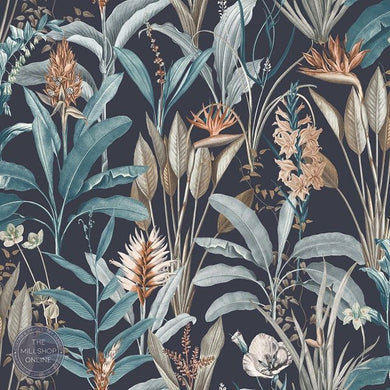Rainforest Velvet Midnight Design