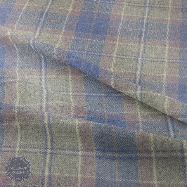 Plaid deals denim fabric